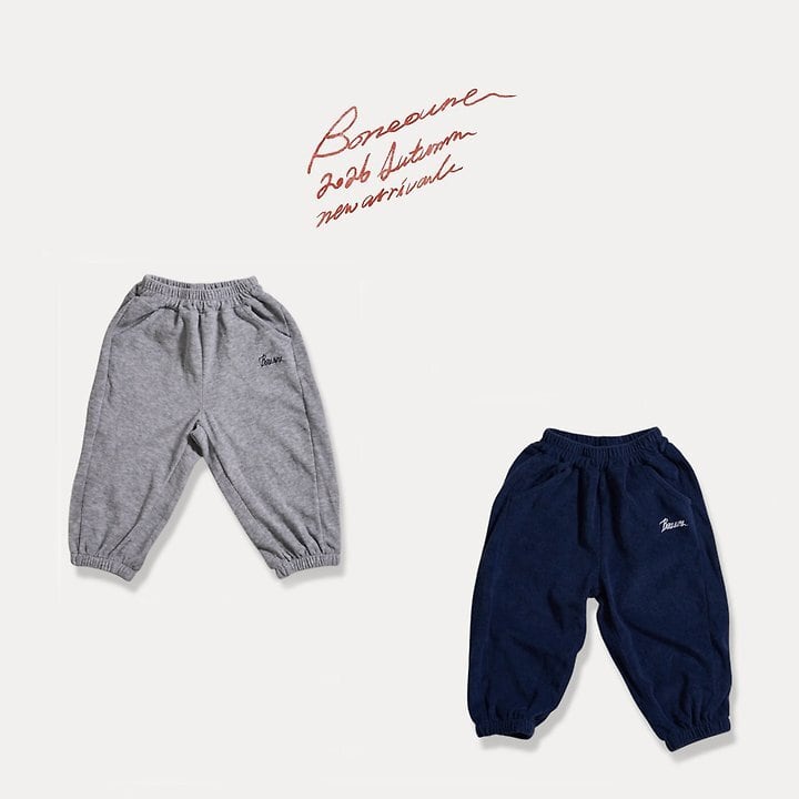 terry jogger pants【BONEOUNE】※10月上旬〜中旬発送予定