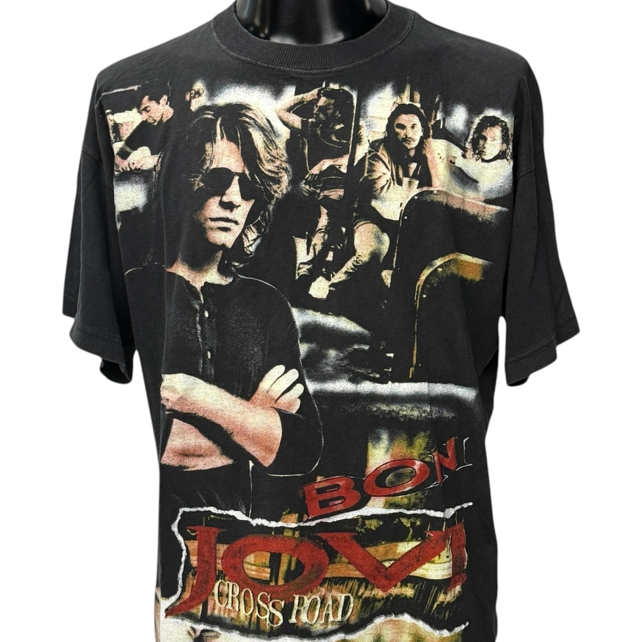 【BON JOVI】ボン・ジョヴィ "CROSS ROAD" 90's Vintage Tシャツ