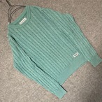 WACKO MARIA（ワコマリア）ケーブル編み クルーネックニット