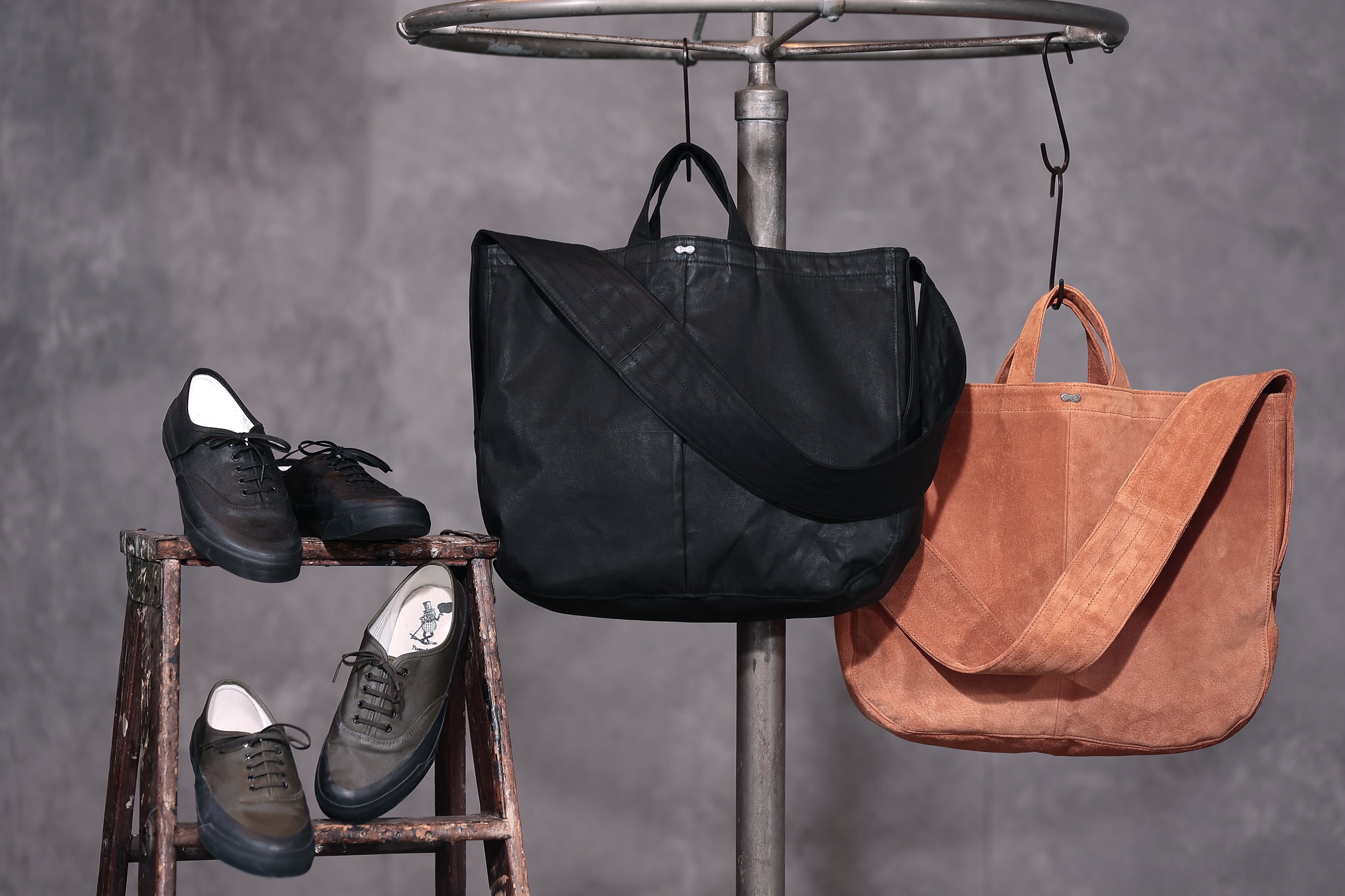 WAXED COTTON P-DECK SHOES | Peanuts&Co