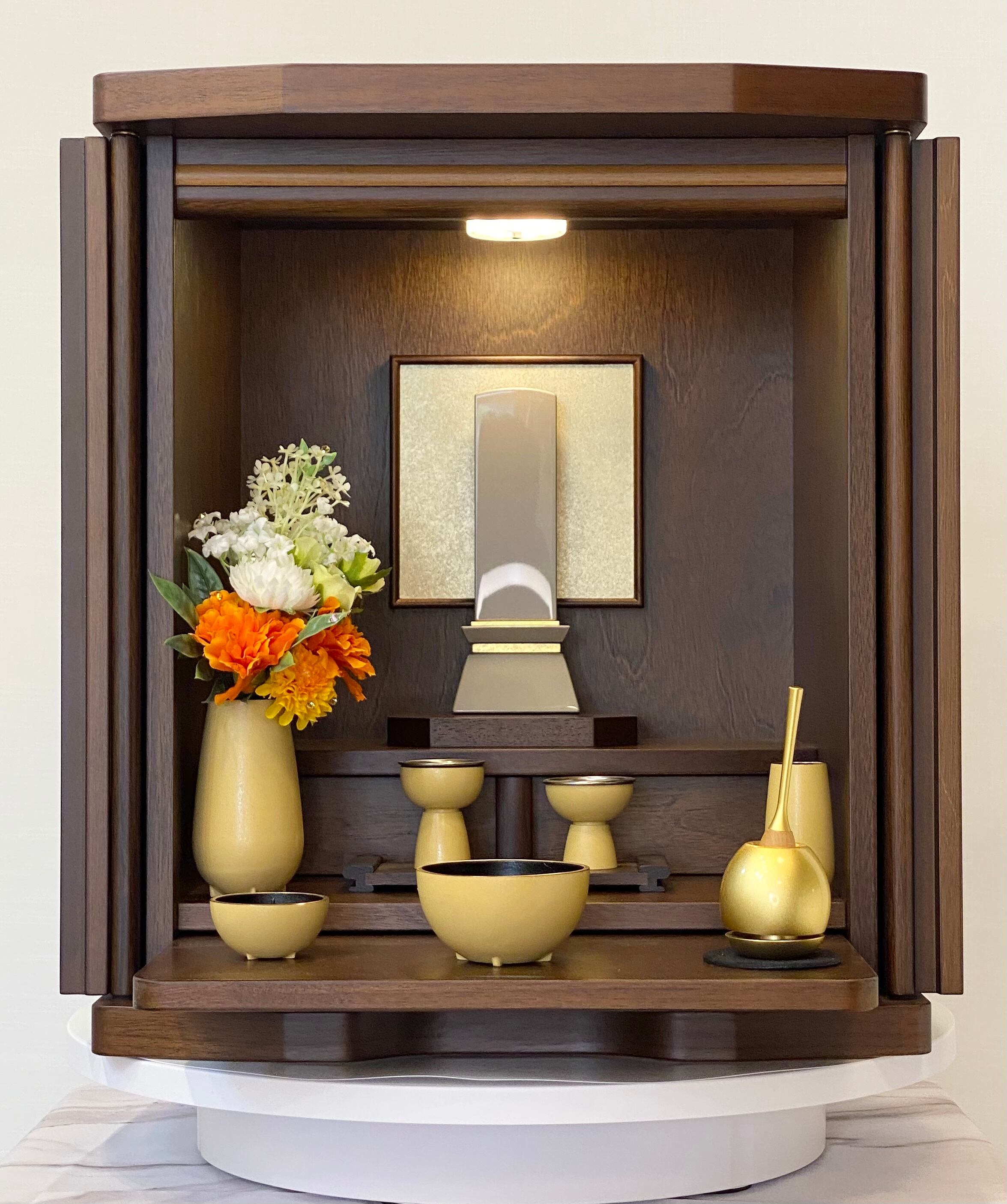 リーフ 14号 | 小さなお仏壇 hinata bokko モダンでおしゃれなミニ仏壇