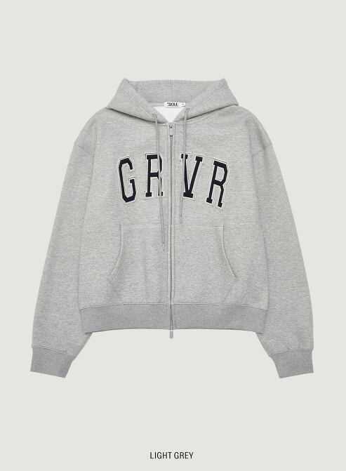 GROVE] GRVR OVER HOODIE ZIP-UP 正規品 韓国ブランド 韓国