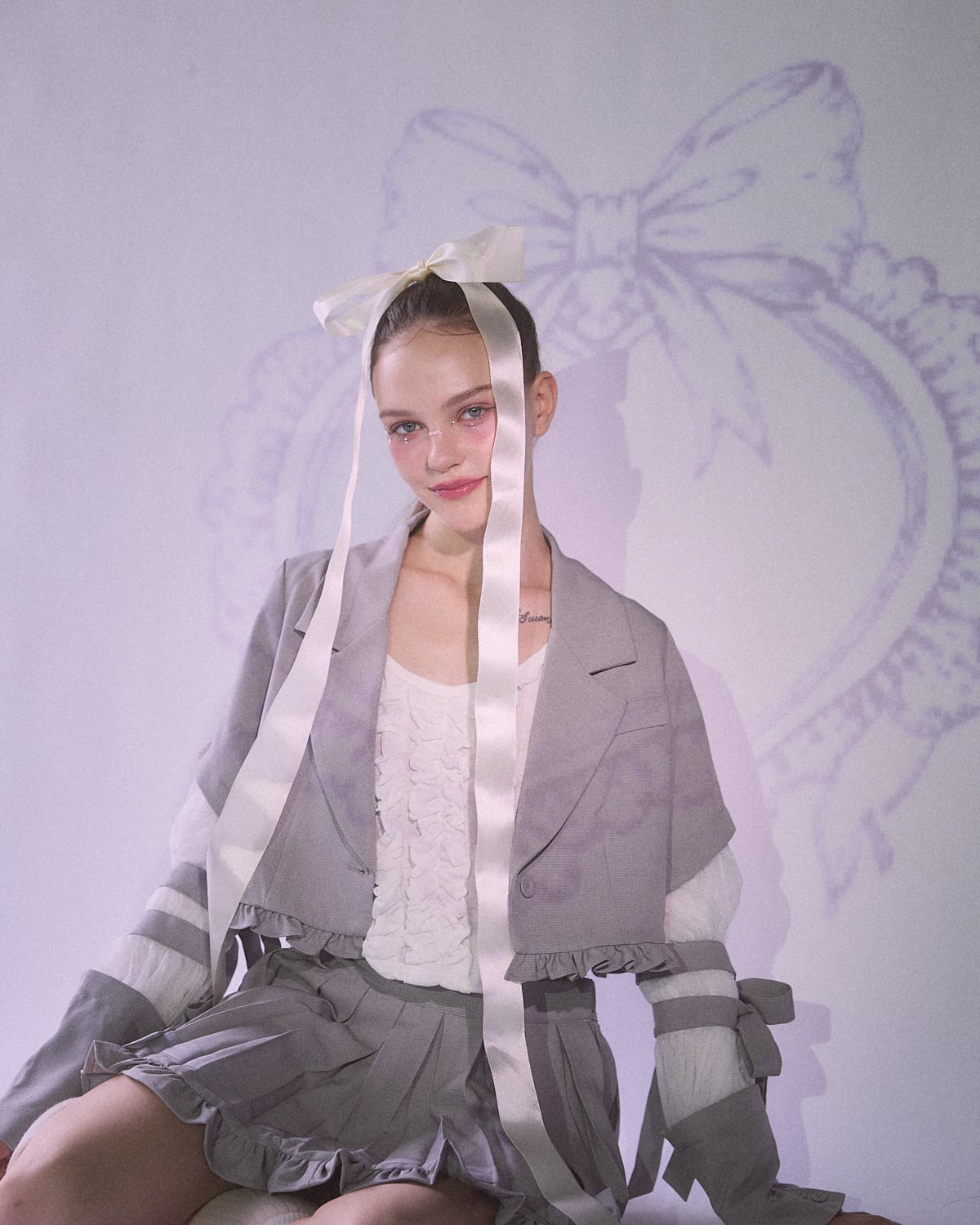 マーブルフリルトップス | lilLilly official webstore