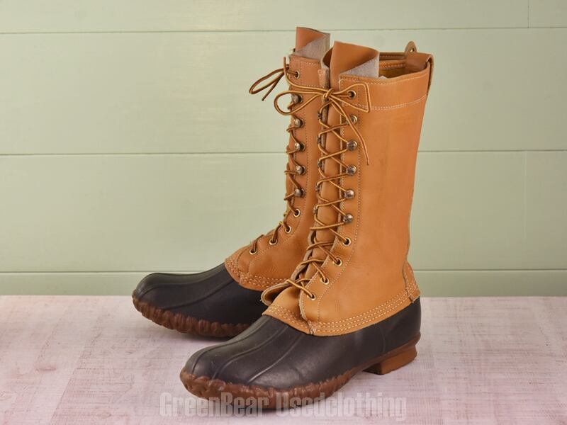 E383 USA製 L.L.Bean ビンテージ ビーンブーツ 茶 メンズ 10M 28cm