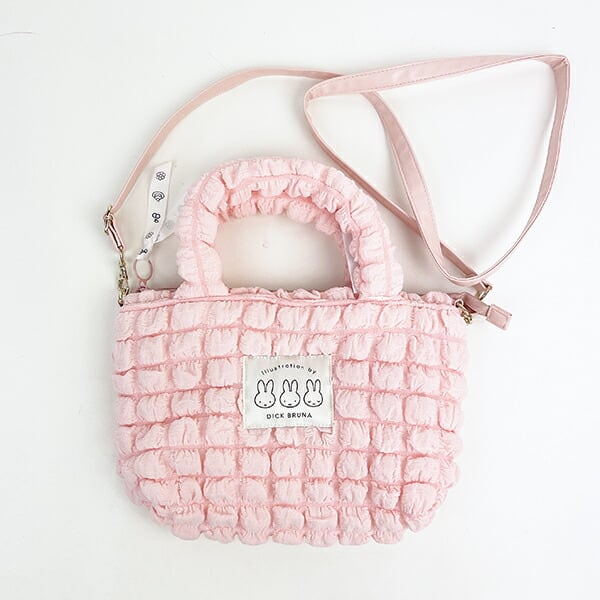 ビーズバッグ ハンドバッグ 和装 総ビーズ 白 ピンク 花柄 がま口 | Pay ID