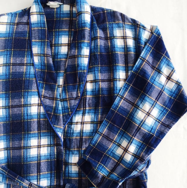 GRAN.philosophy LUXE 70's Vintage "ROYALTY" Light Flannel Chech Gown