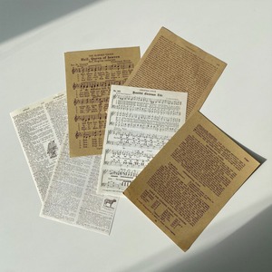 vintage paper set 2colors / ヴィンテージ 英文 ペーパー 57枚 セット 撮影小物 韓国 インテリア 雑貨