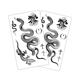 零式タトゥーシール(蛇)