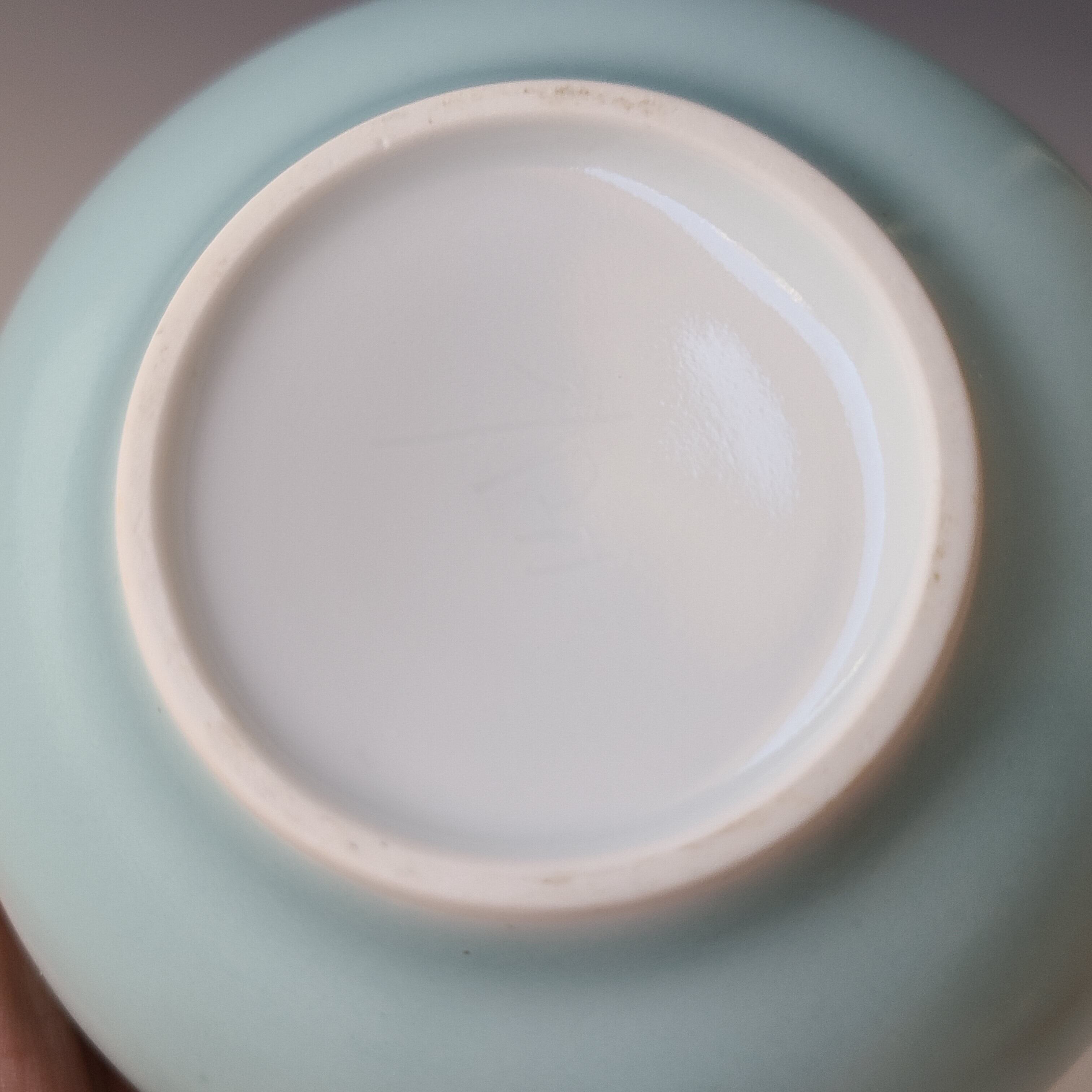 青白磁 一輪挿し 花入 花器 凌山窯 松尾重利 共箱 インテリア 青磁