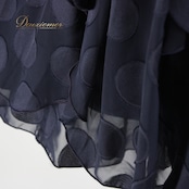 社交ダンス 衣装 スタンダード スカート レッスンウェア 女性用 レディース オールシーズン ネイビー系 SEKINE セキネ 水玉 ドット 紺 華やか ネイビー ポリエステル 可愛い かわいい ダンス用品 おしゃれ 膝丈 軽量 薄手 普段使い 上品 フェミニン シンプル 良質 経済的 使いやすい お手入れ簡単 動きやすい