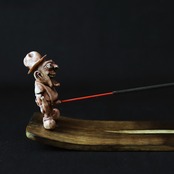 UNCLE PERV Incense stand /Antique