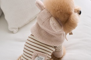 即納【mabellefifi】ポグルフードケープ  beige