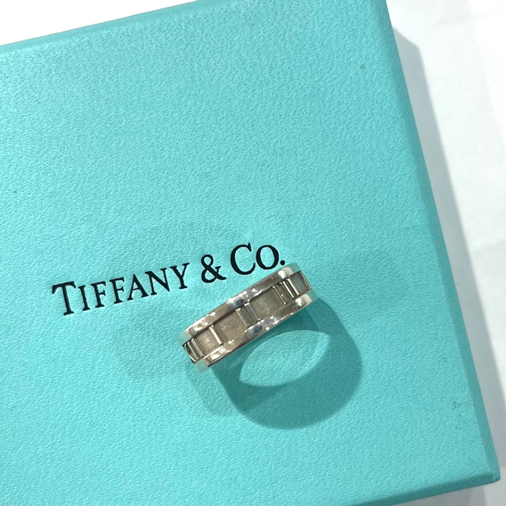 TIFFANY&CO】【10号】2332 時を纏う シルバー925 10号アトラスリング