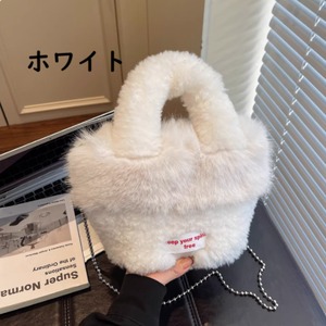 ラムウールファー バケットバッグ 6col Y 250515