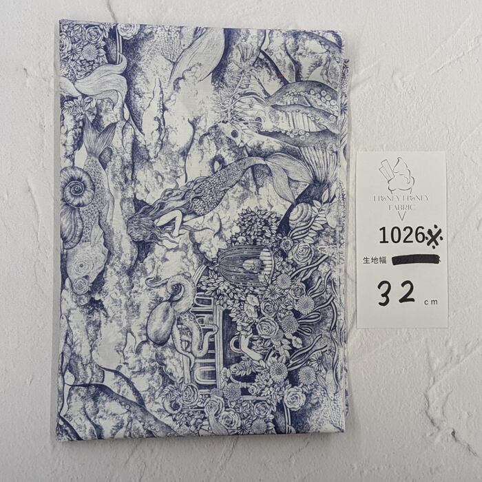 《1026》◆輸入 リバティ LIBERTY タナローン カットクロス ハギレ ※インク飛びあり