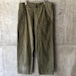 GE73 50s イギリス軍 グリーンデニム オーバーパンツ Size6 実物
