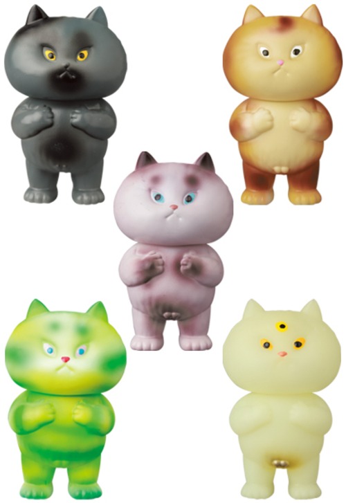 メディコム VAG Vintl Artist Gacha [シリーズ32.5] フテコネコ 全5種セット ４号店商品