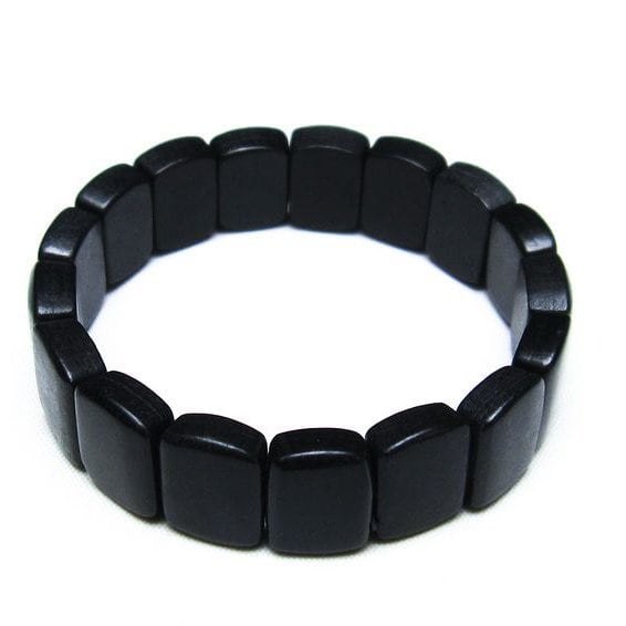 シュンガイト バングル 一点物 [M便 1/10] 111-36098