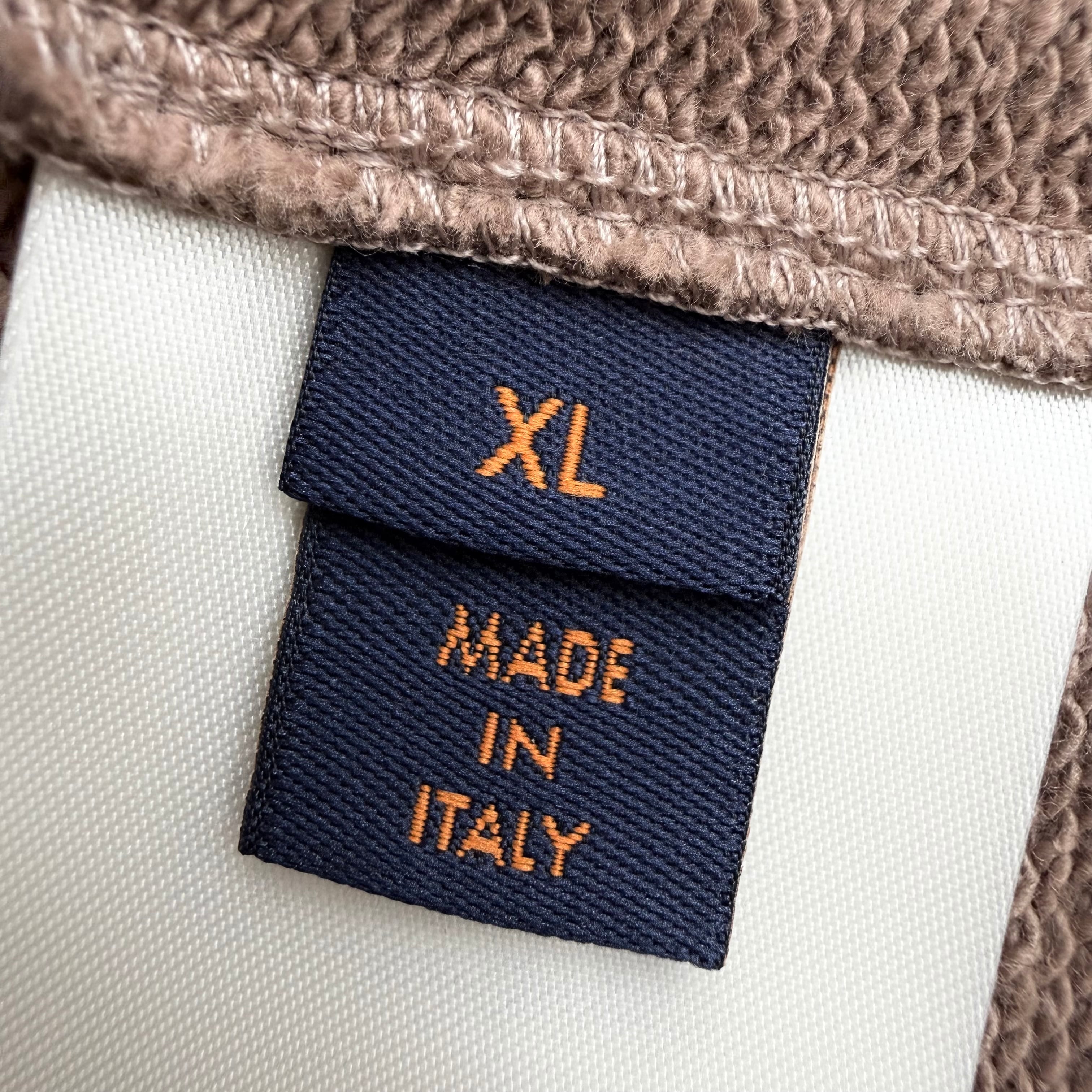 LOUIS VUITTON エンブロイダリー シグネチャー クルーネック サンド XL