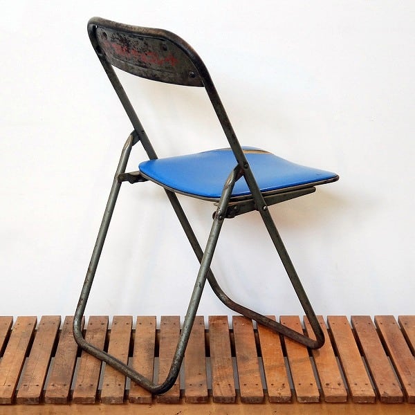 レトロ・パイプ椅子・フルタチュウインガム・No.170530-26・梱包サイズ