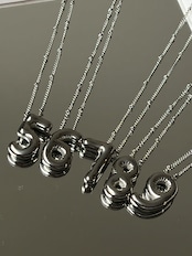 Big number necklace