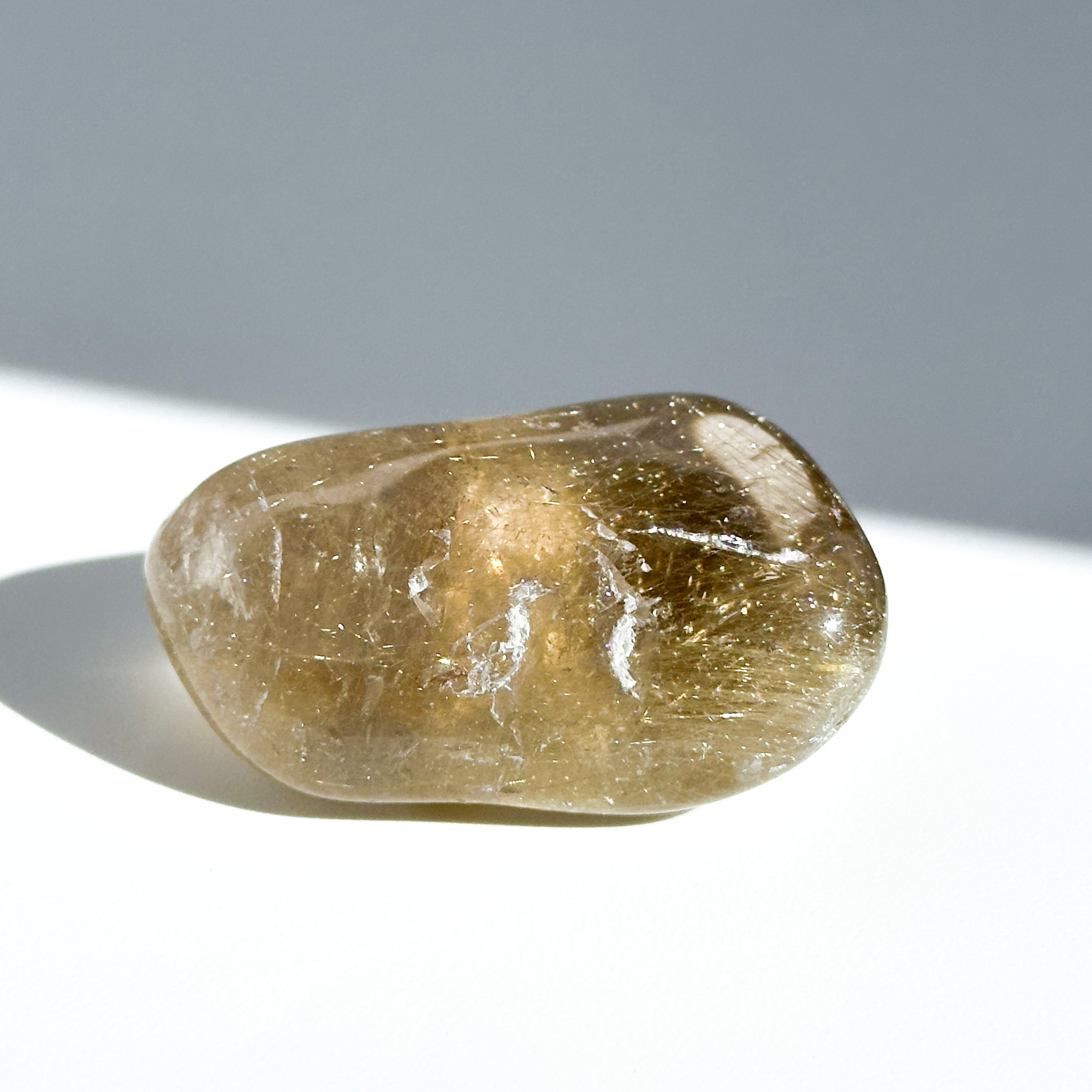 ルチルインクォーツ タンブル 79◇ Rutile in Quartz◇天然石・鉱物・パワーストーン