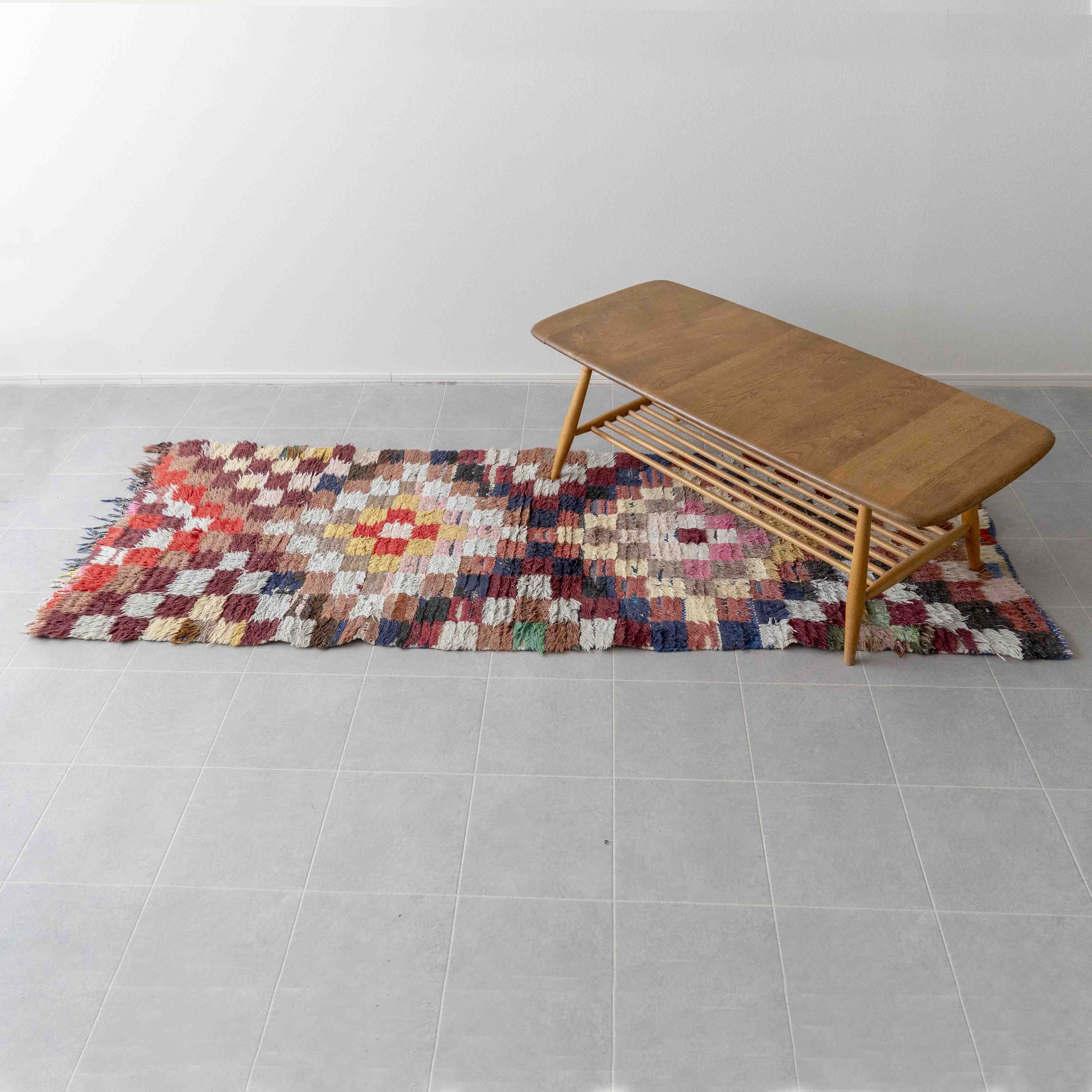 ラグ/ヴィンテージ/ボシャルウィット/モロッコ No.1 モロッコ ラグ ヴィンテージボシャルウィット | 旅のカケラ