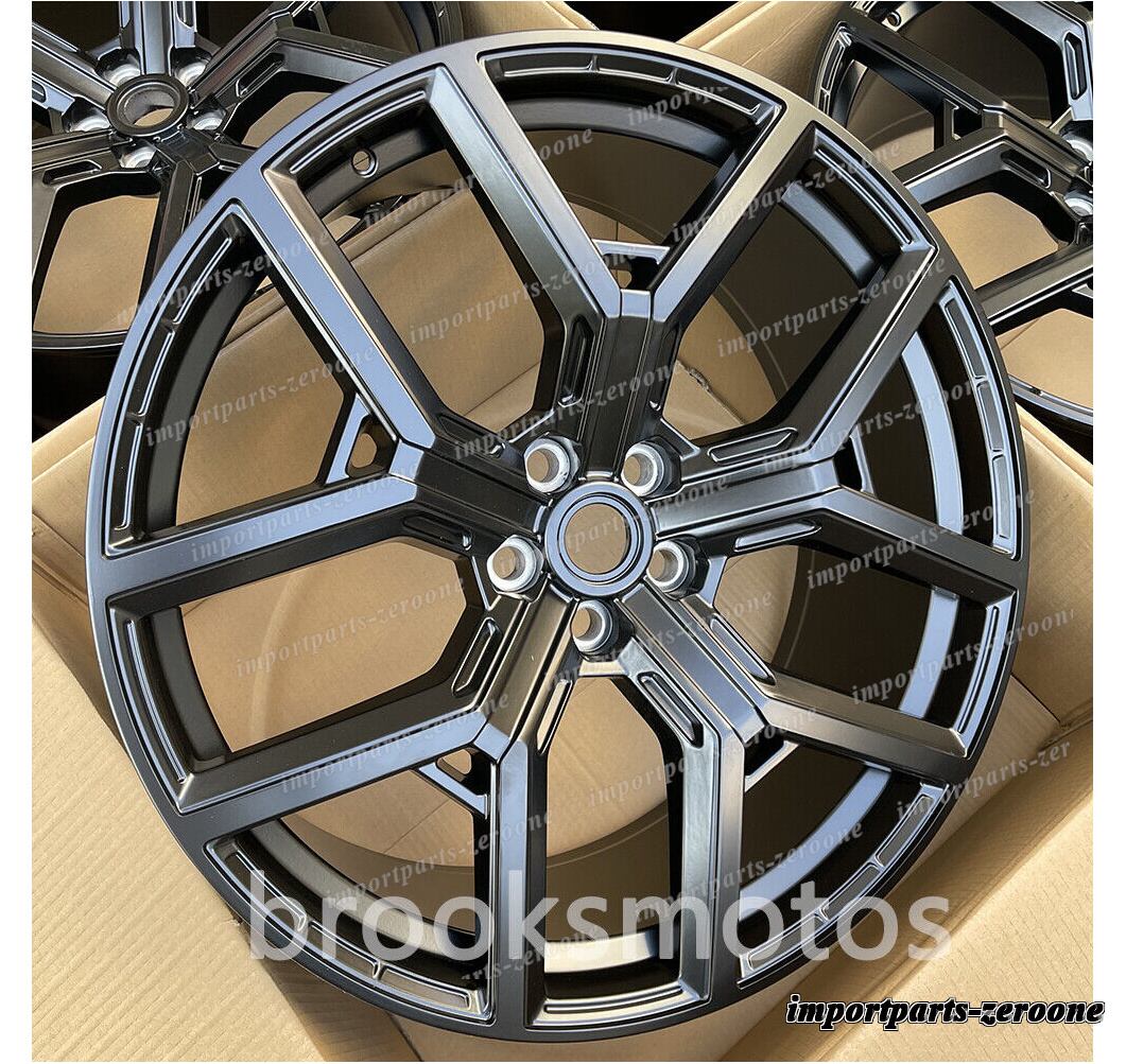 レンローズ 22インチ 新しいサテン 5 スポークホイール レンジローバー エ