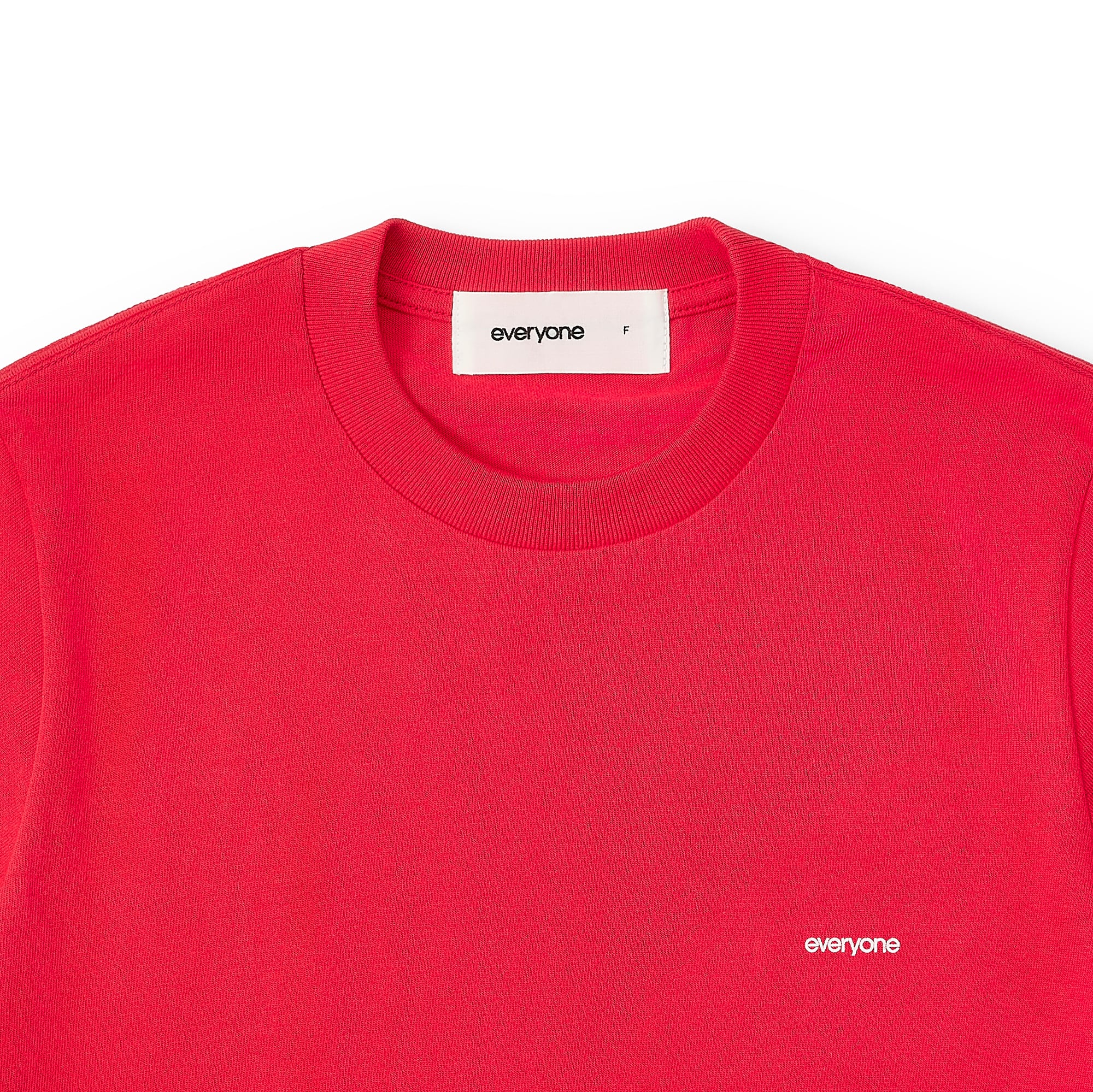 everyone original logo american cotton tee petit (RED) | everyone