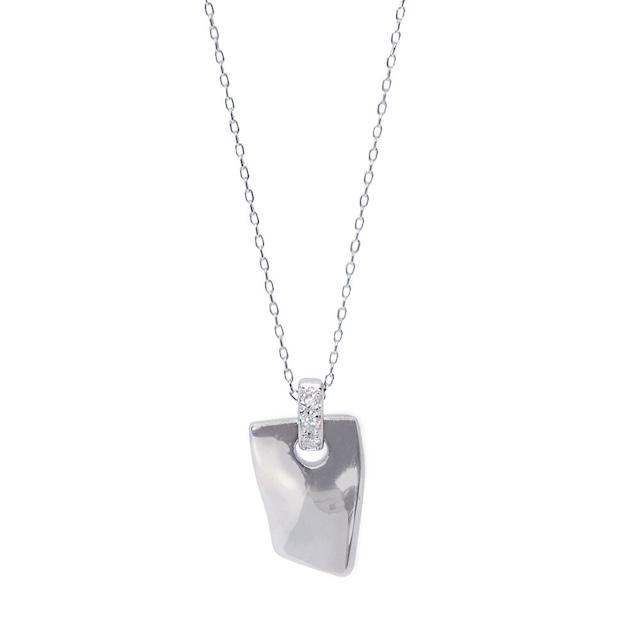 Pt900 diamond necklace