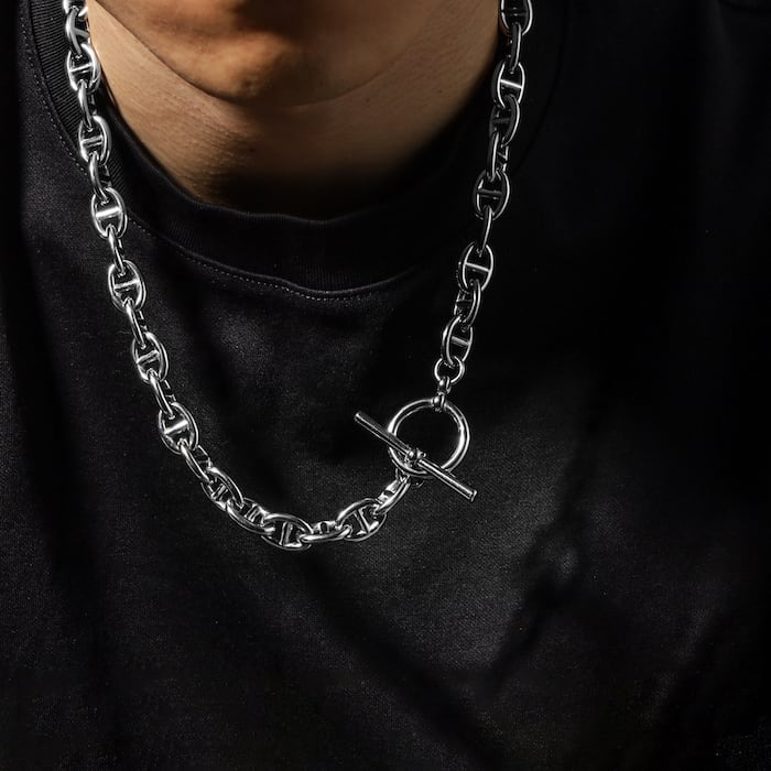 316L anchor necklace ( 11mm ) #N63 | loseford 316L anchor necklace ( 11mm ) #N63 | loseford