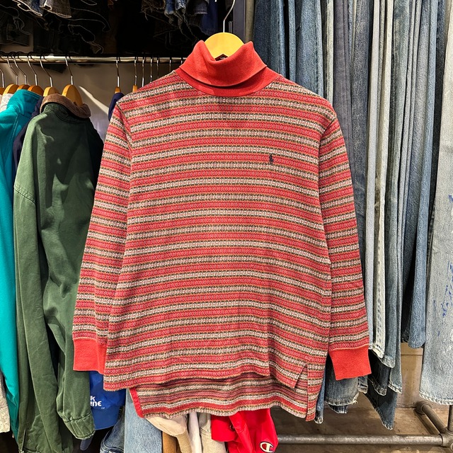 ⓃRALPH LAUREN  TURTLE NECK T- SHIRT SIZE M