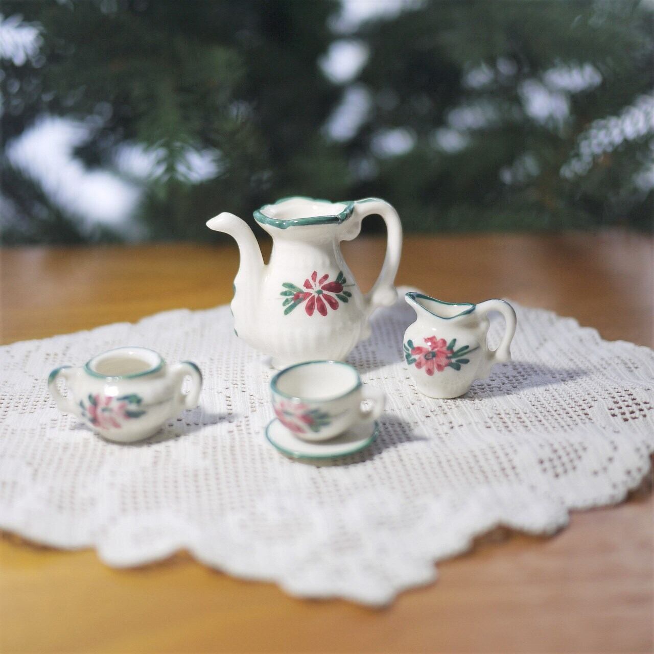 花柄ティーセット ドールハウス ドイツ