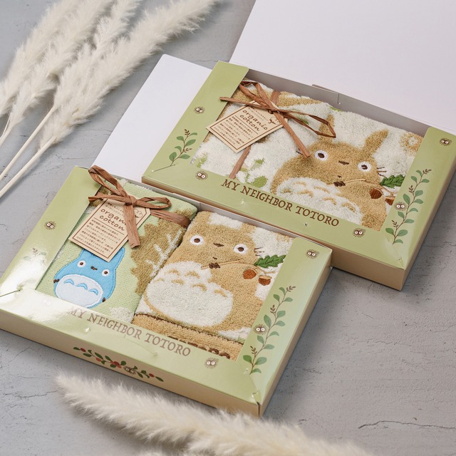 となりのトトロ　タオルギフト　ウォッシュ×2 フェイス×1（どんぐりとトトロ/9673）