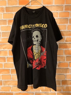 【TULTEX】Panic! at the Disco バンドTシャツ L 黒 スカル