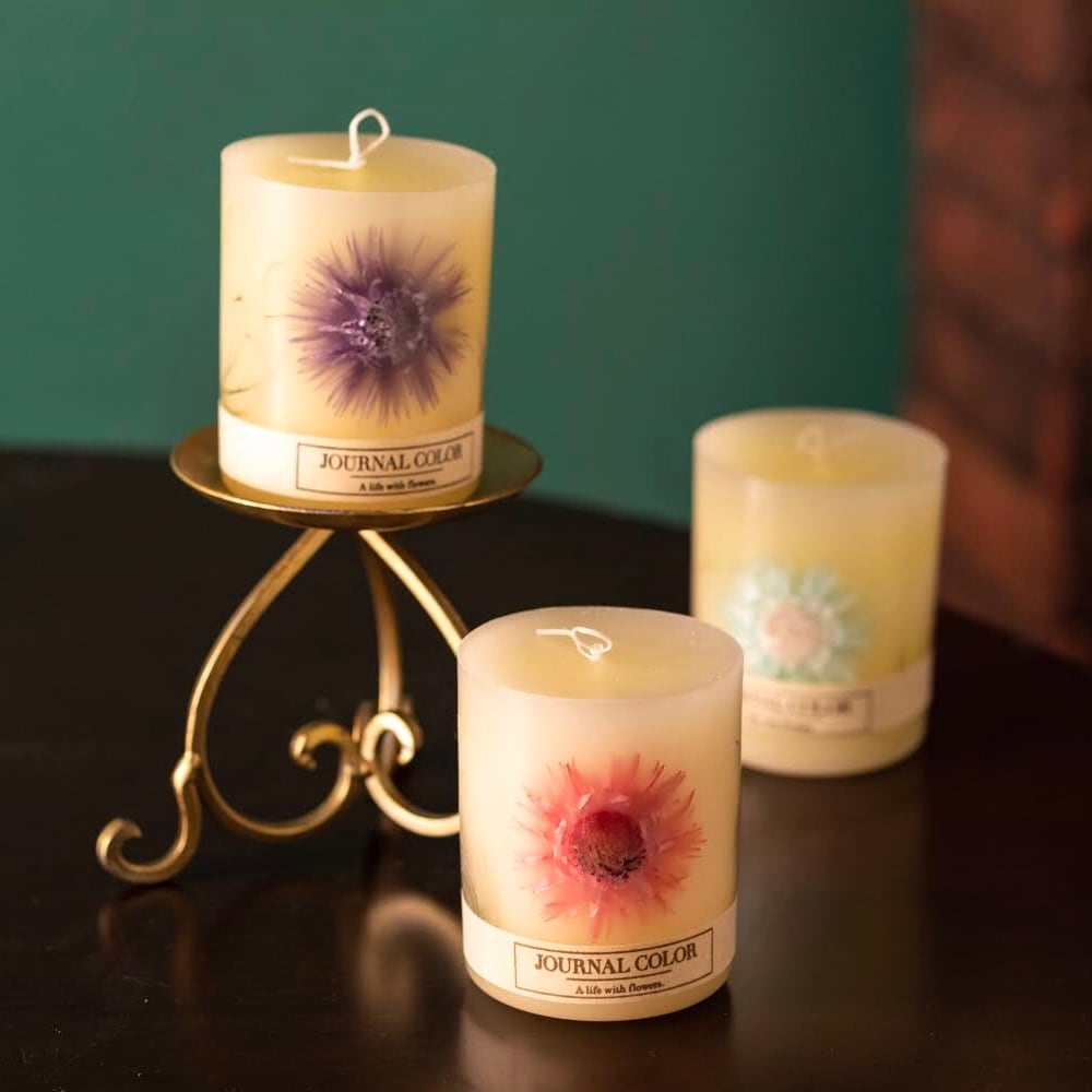 ボタニカルキャンドル３姉妹 Journalcolor