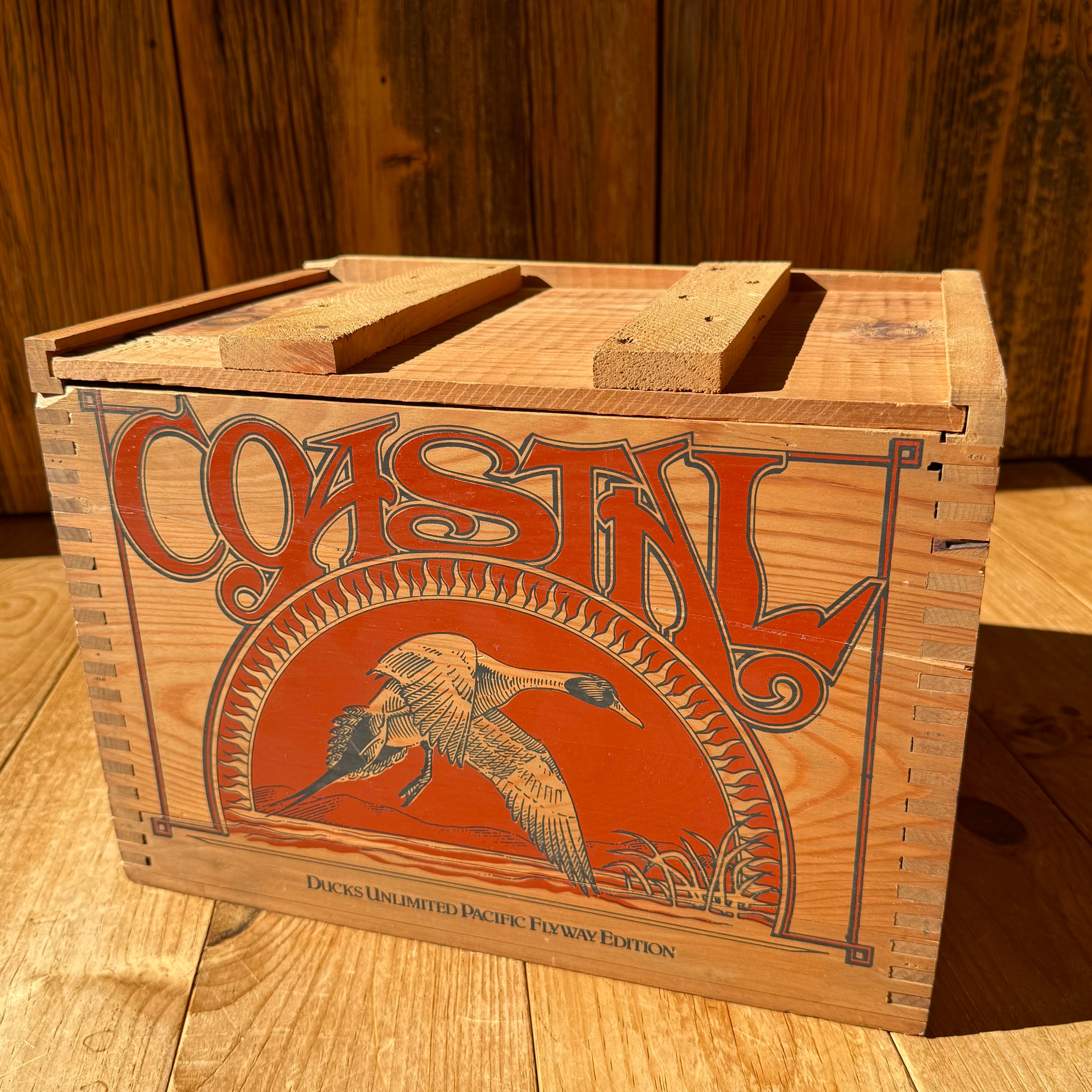 Vintage Cheese Wood Box（ Large Size ）“BLUE LABEL” 木箱