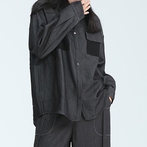 Thick Casual Collared Shirt【TR3134】