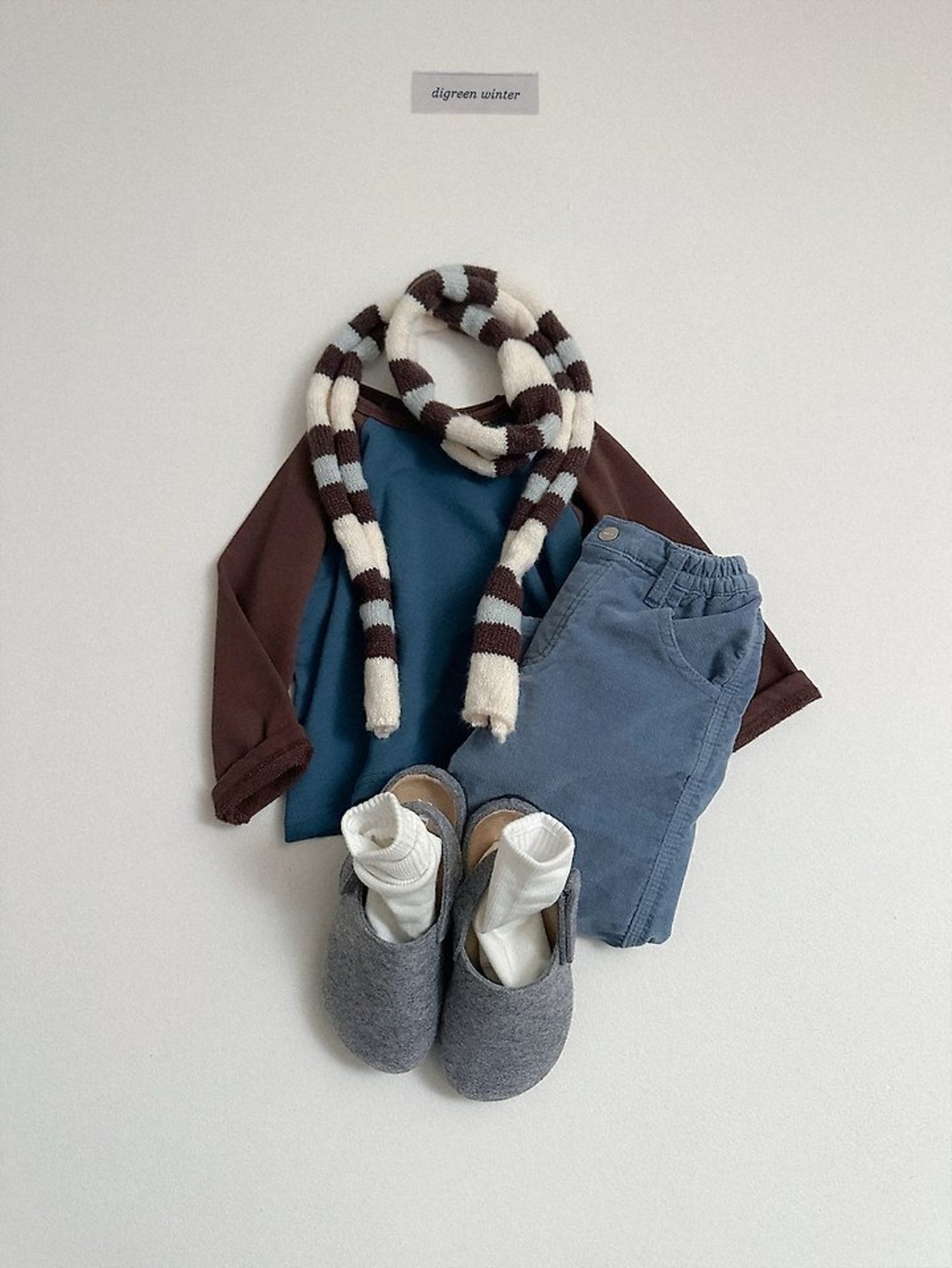 〖取寄〗韓国子供服 / 26winter / Digreen / デュアルリブソックス(クリームセット) / キッズ / 冬服 *S~XL*