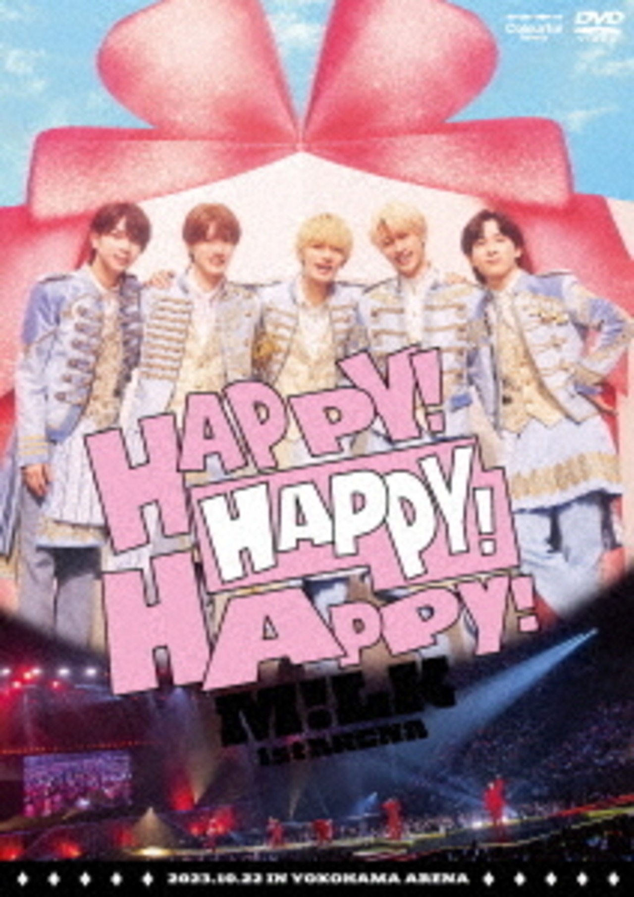【ホログラムトレカ付】M!LK「M!LK 1st ARENA "HAPPY! HAPPY! HAPPY!" (通常盤)」DVD