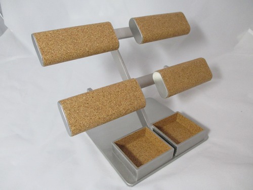 腕時計スタンド 腕時計を飾る 腕時計 8本掛けだ円パイプ腕時計スタンド ダブルトレイ付き