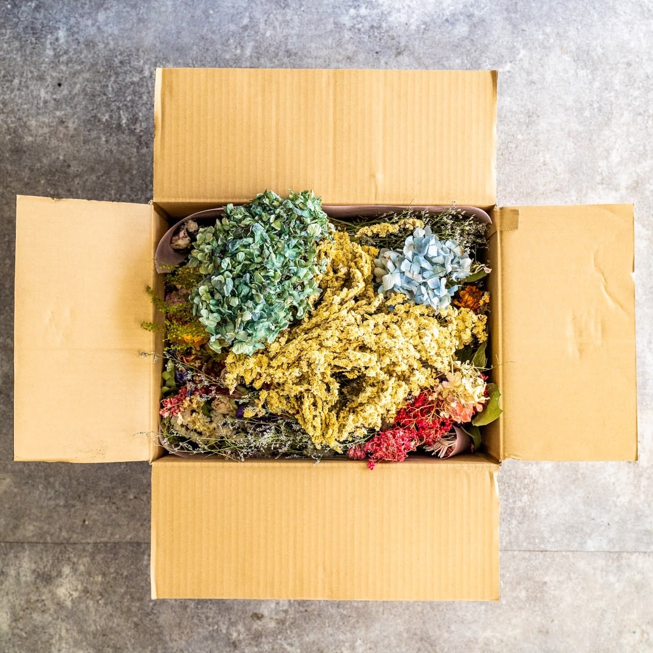 ドライフラワー 極小 小花 箱入り 3+ 計6箱分おまとめ 訳あり 極小