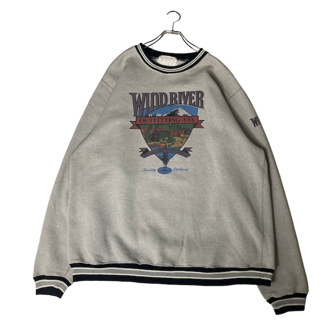 【90s】WIND RIVER   スウェット　2XL   プリント　Vintage