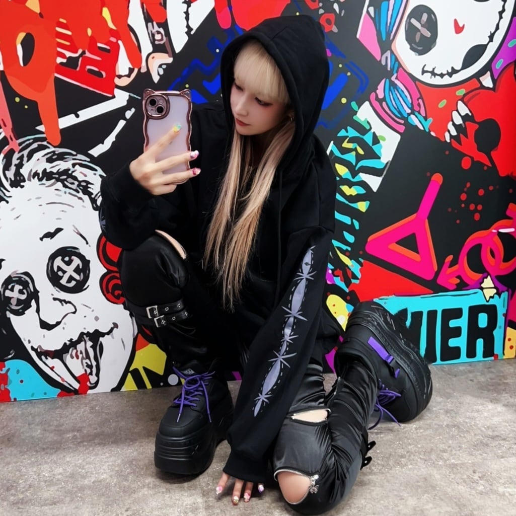 12/31日ばら撒きプレゼント》NIER STITCH DESIGN ZIP OUTER | NIER