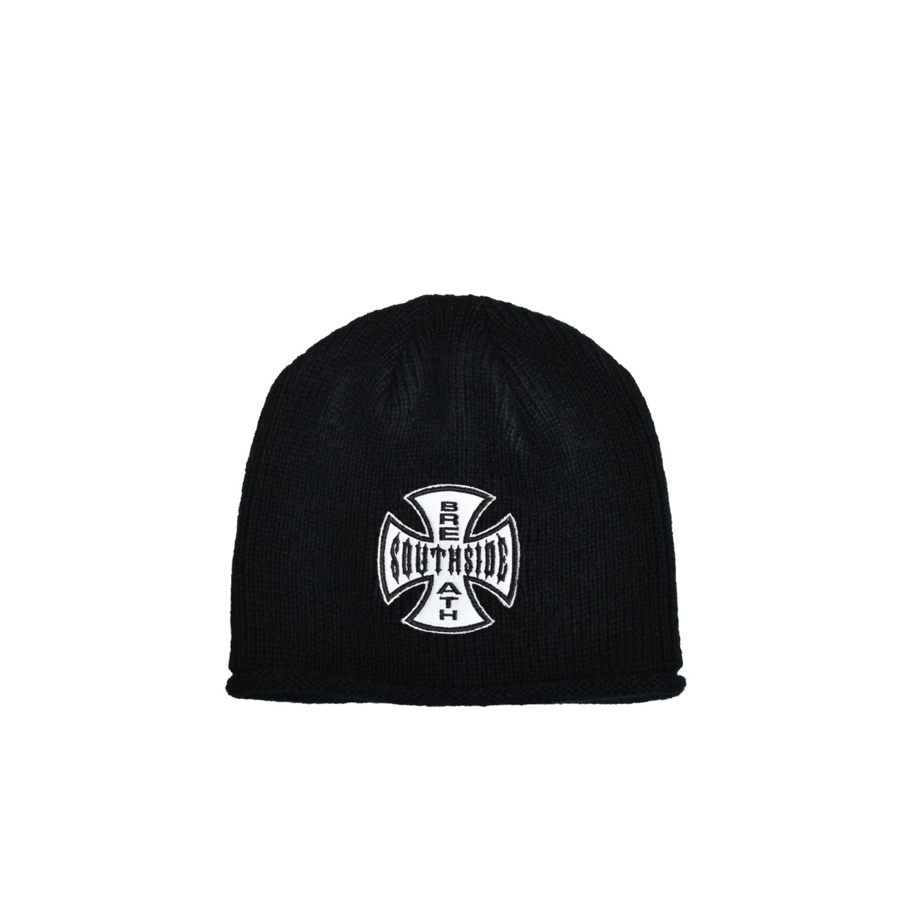 BREATH / southside cross beanie black