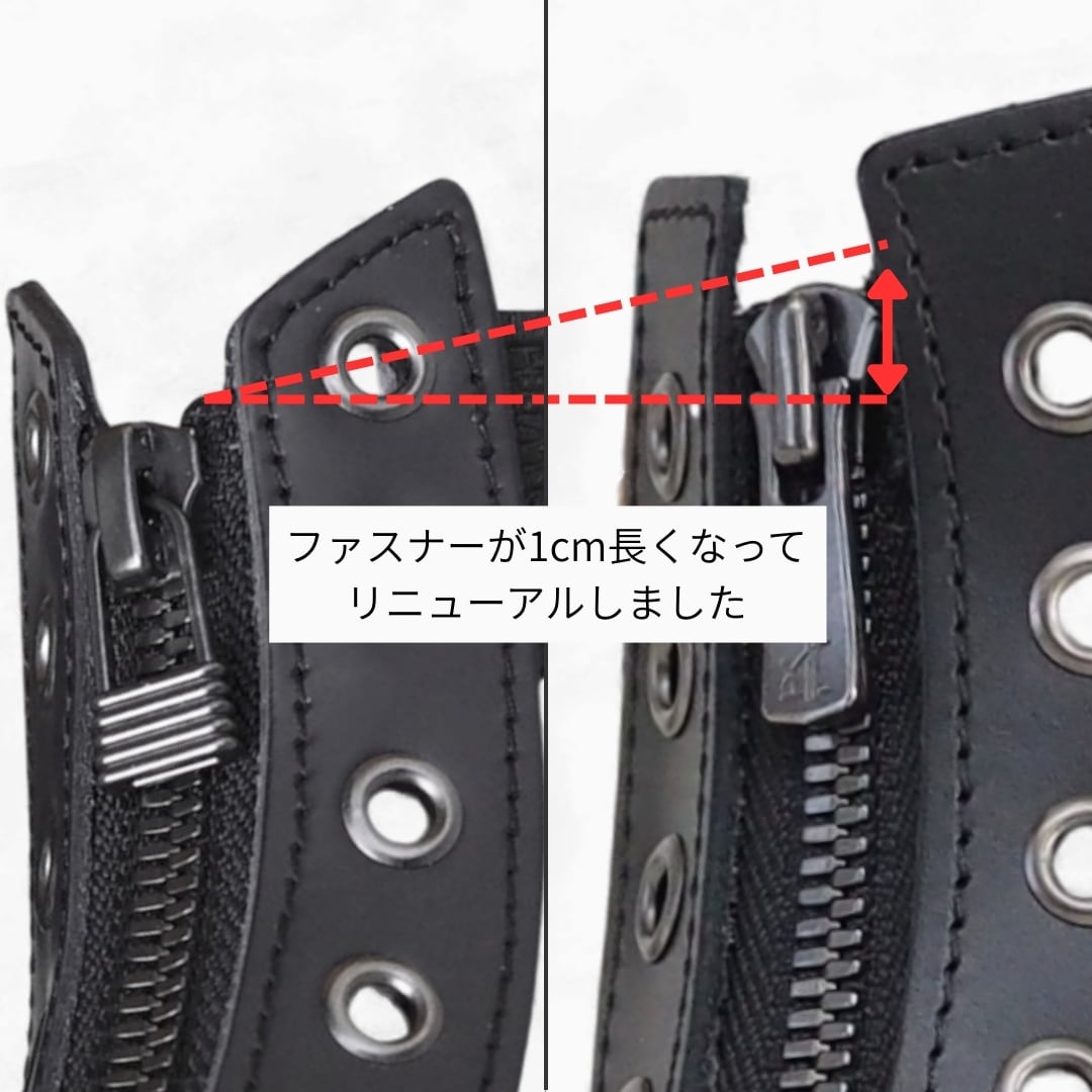 8hole Boots】Custom Zipper Parts/Yellow | HOLO WITH