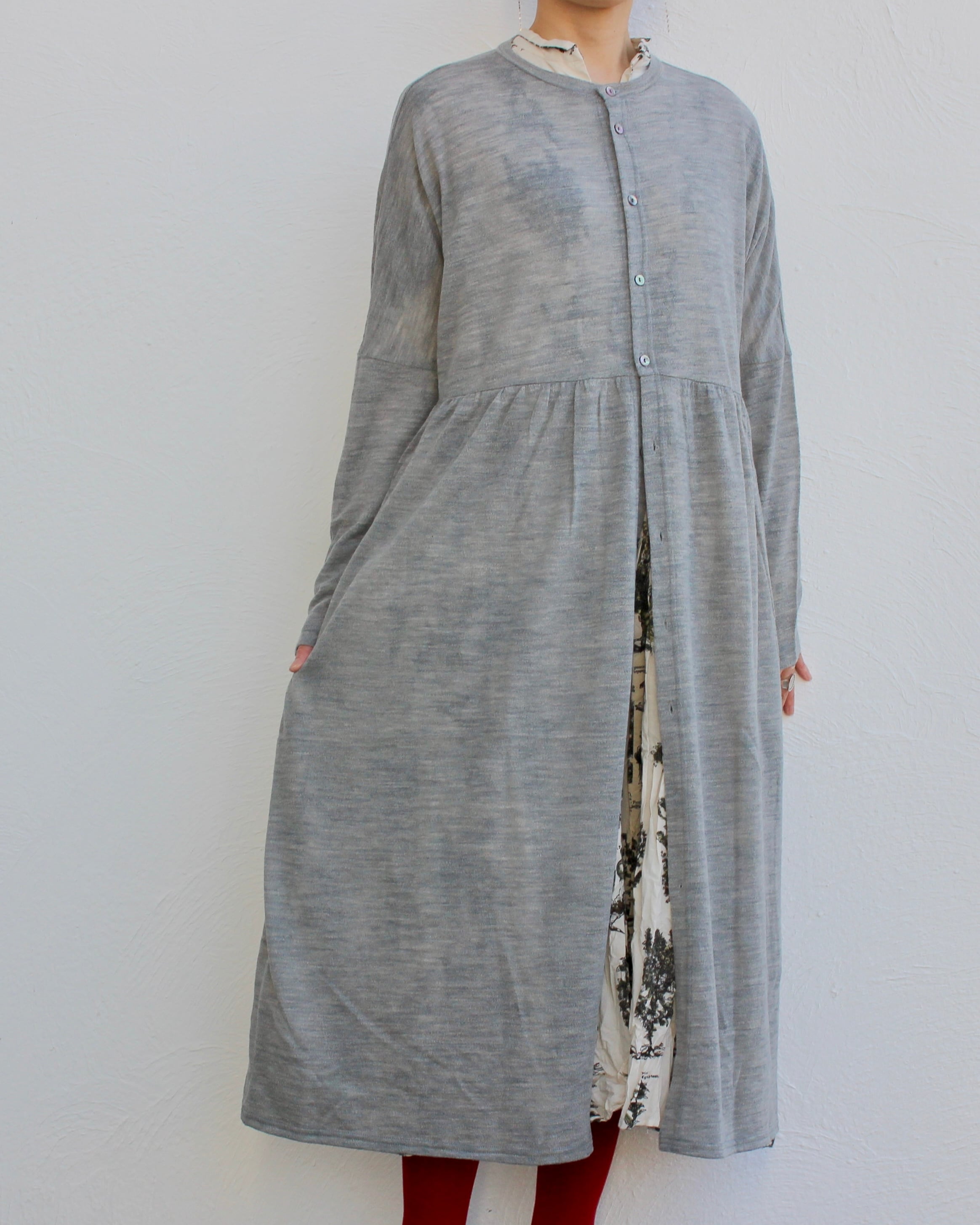 KEIHayamaPLUS/knit long cardigan