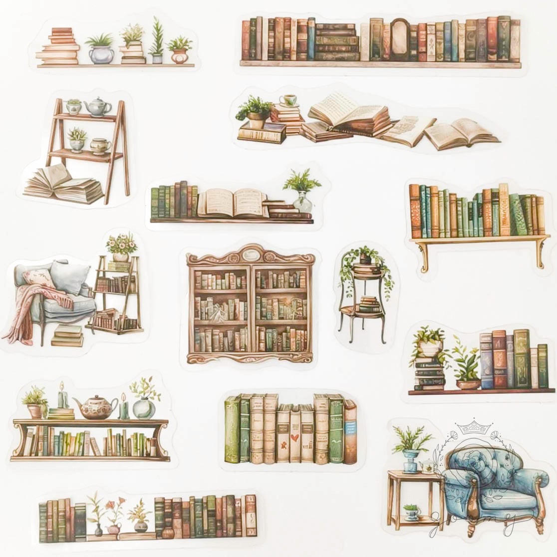 【再入荷】フレークシール Leisurely Life ブック <S884>