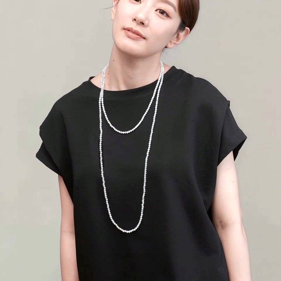 3WAY マザーオブパール 145cm ロングネックレス / セパレート仕様 90cm