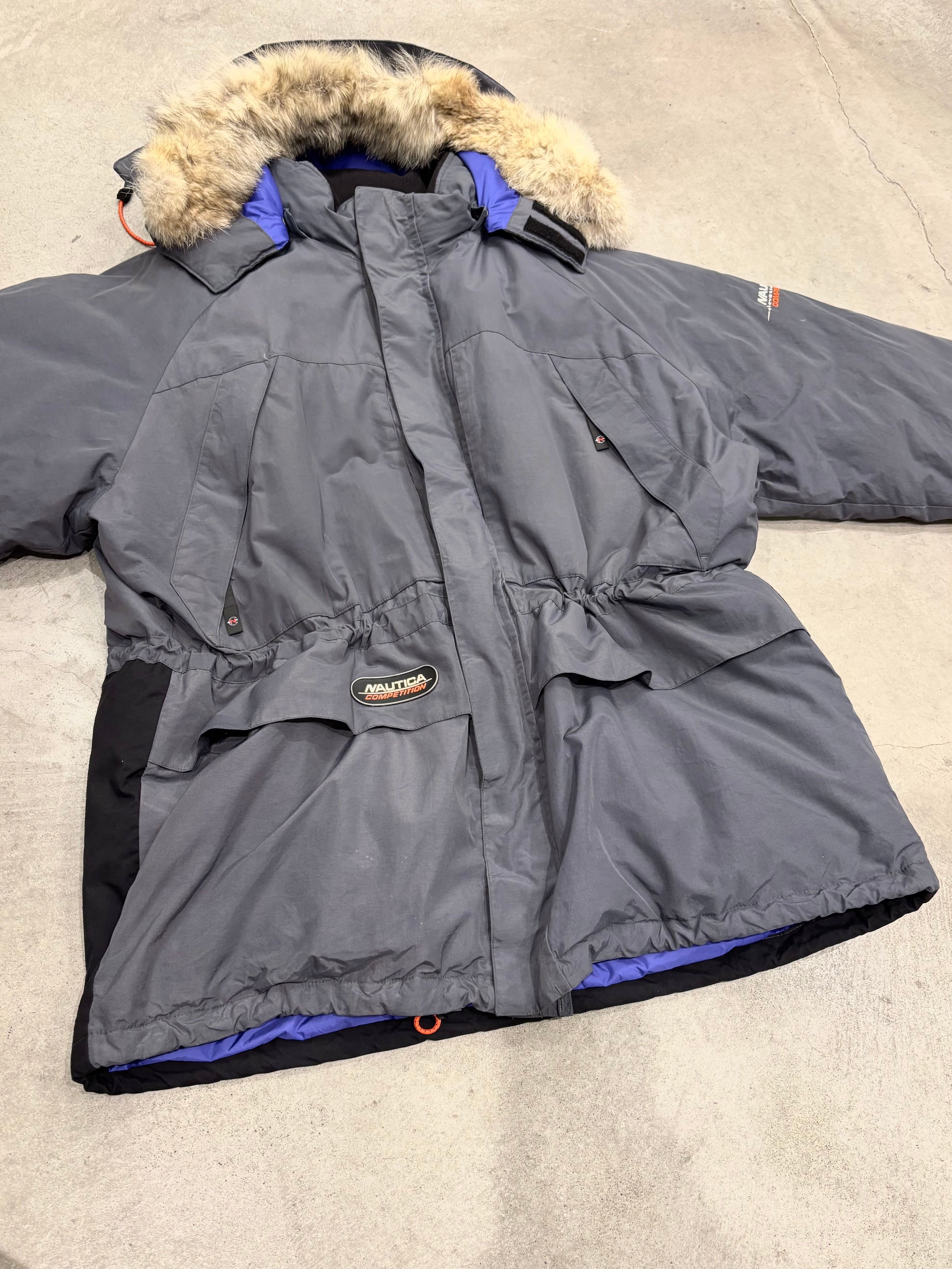 90s “NAUTICA COMPETITION” Detachable Hood Down Jacket | RENGA